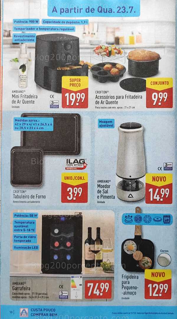 Antevisão Folheto ALDI Promoções de 21 a 27 julho all