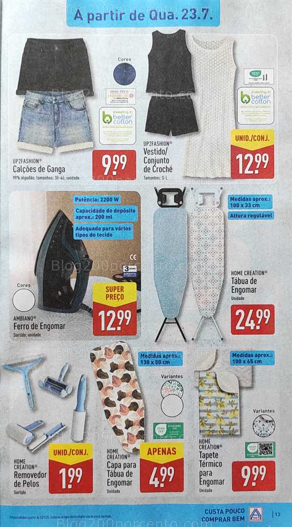 Antevisão Folheto ALDI Promoções de 21 a 27 julho all