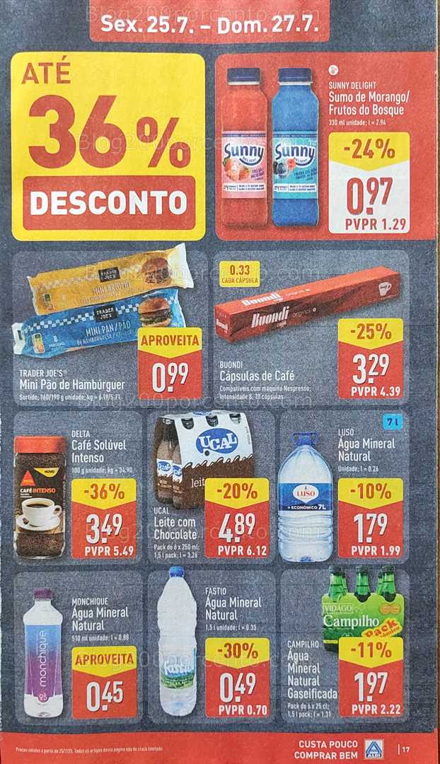 Antevisão Folheto ALDI Promoções de 21 a 27 julho all