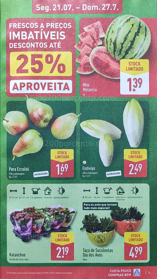 Antevisão Folheto ALDI Promoções de 21 a 27 julho all