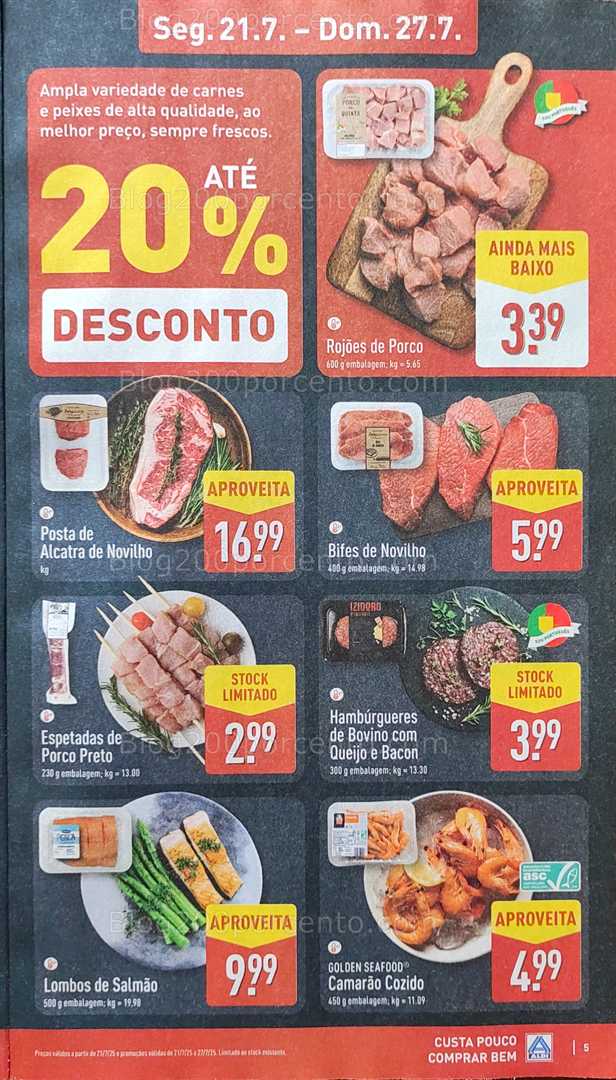 Antevisão Folheto ALDI Promoções de 21 a 27 julho all