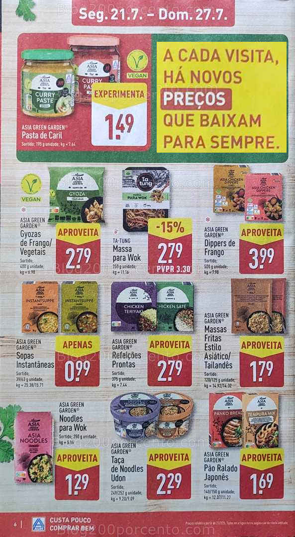 Antevisão Folheto ALDI Promoções de 21 a 27 julho all