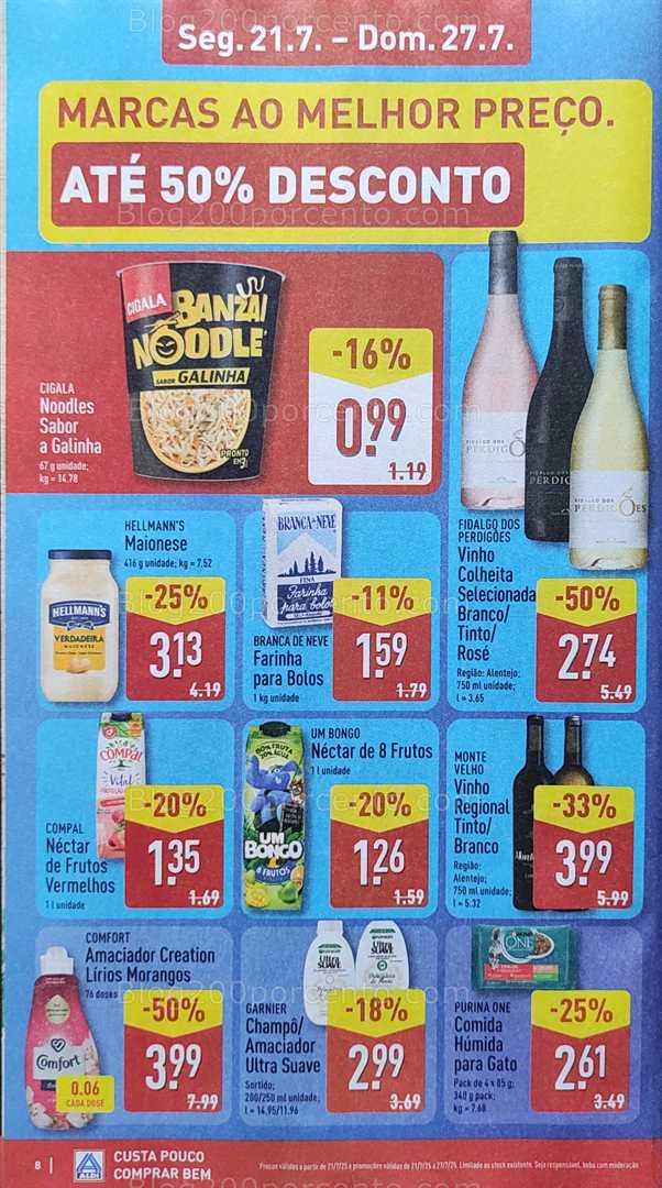 Antevisão Folheto ALDI Promoções de 21 a 27 julho all