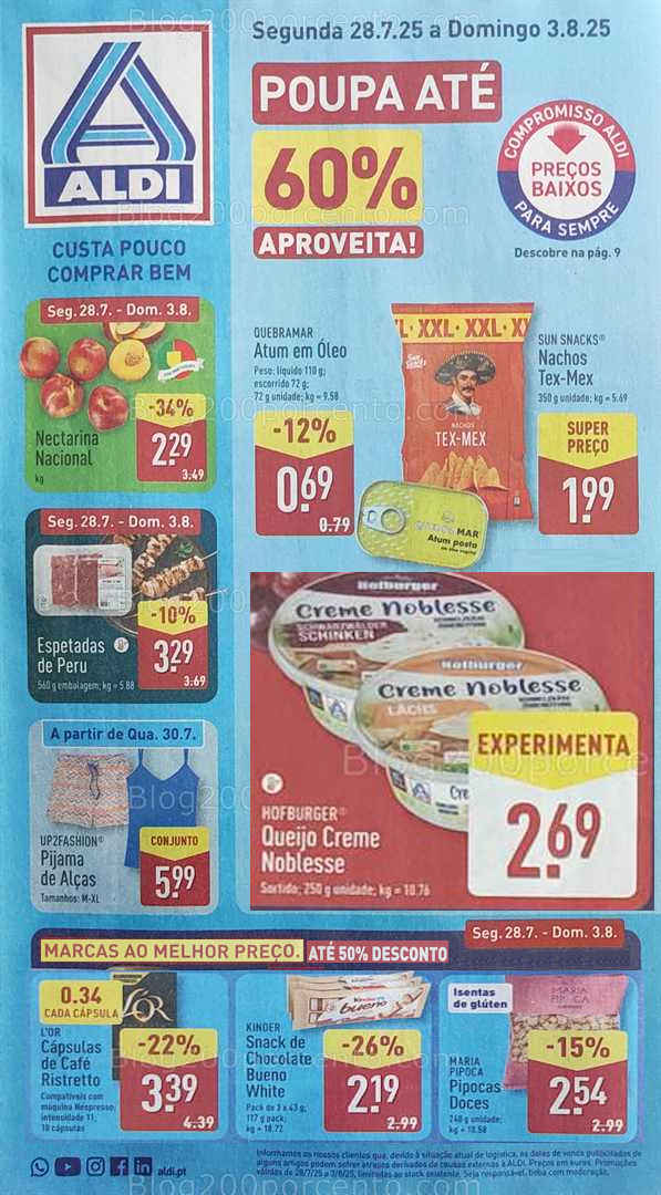 Antevisão Folheto ALDI Promoções de 28 julho a 3 agosto all