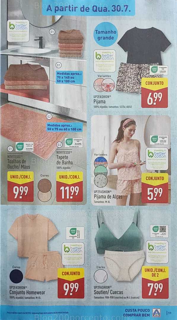 Antevisão Folheto ALDI Bazar Promoções a partir de 30 julho bazar 30