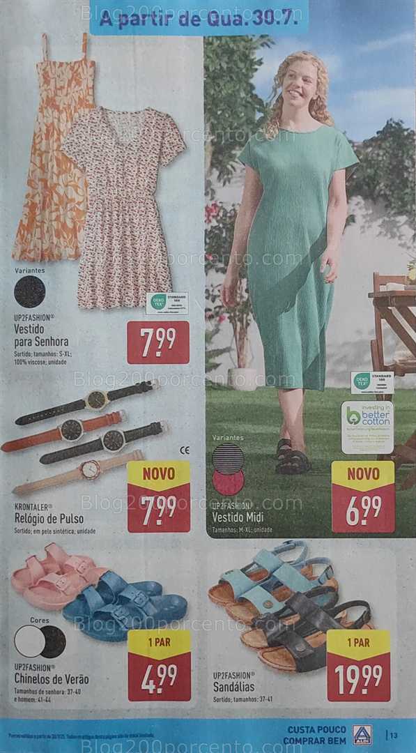 Antevisão Folheto ALDI Bazar Promoções a partir de 30 julho bazar 30