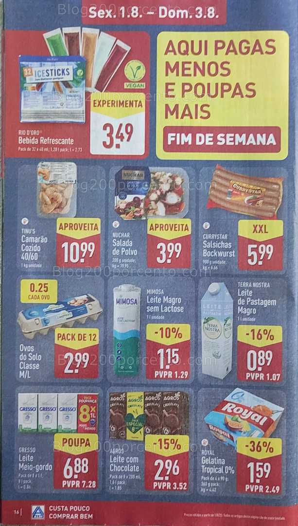 Antevisão Folheto ALDI Promoções de 28 julho a 3 agosto all