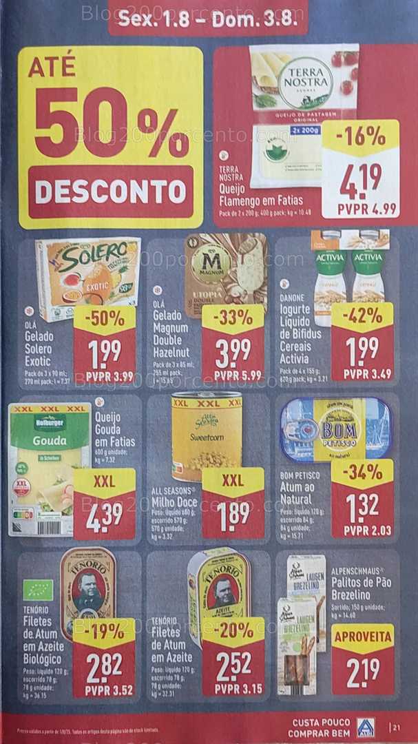 Antevisão Folheto ALDI Promoções de 28 julho a 3 agosto all