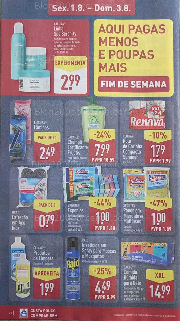 Antevisão Folheto ALDI Promoções de 28 julho a 3 agosto all