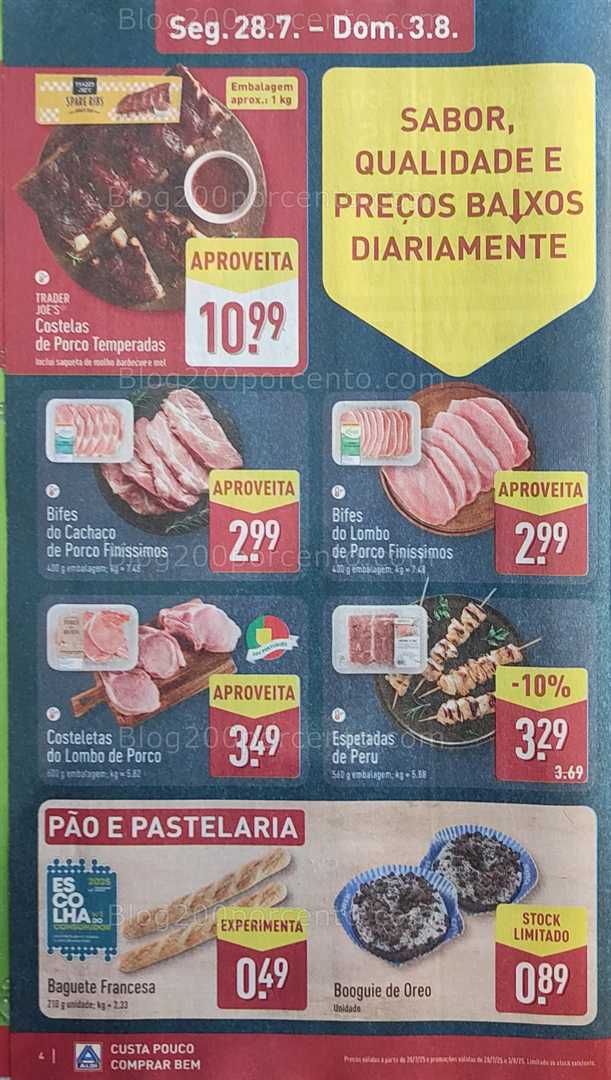 Antevisão Folheto ALDI Promoções de 28 julho a 3 agosto all