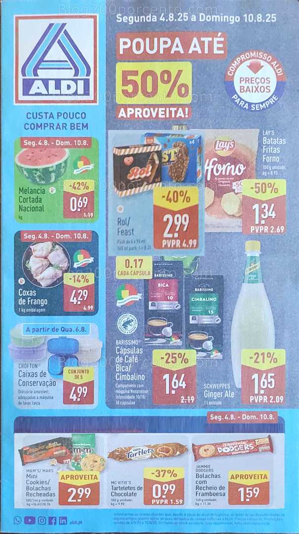 Antevisão Folheto ALDI Promoções de 4 a 10 agosto all
