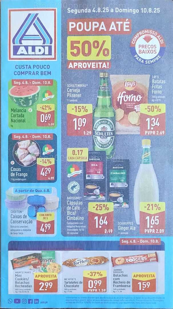 Antevisão Folheto ALDI Promoções de 4 a 10 agosto all
