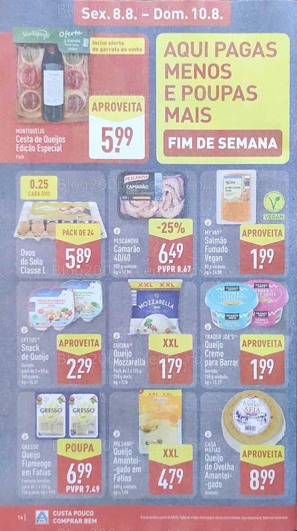 Antevisão Folheto ALDI Promoções de 4 a 10 agosto all