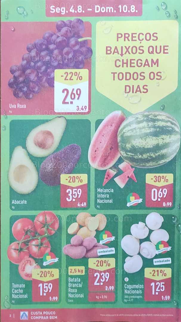 Antevisão Folheto ALDI Promoções de 4 a 10 agosto all