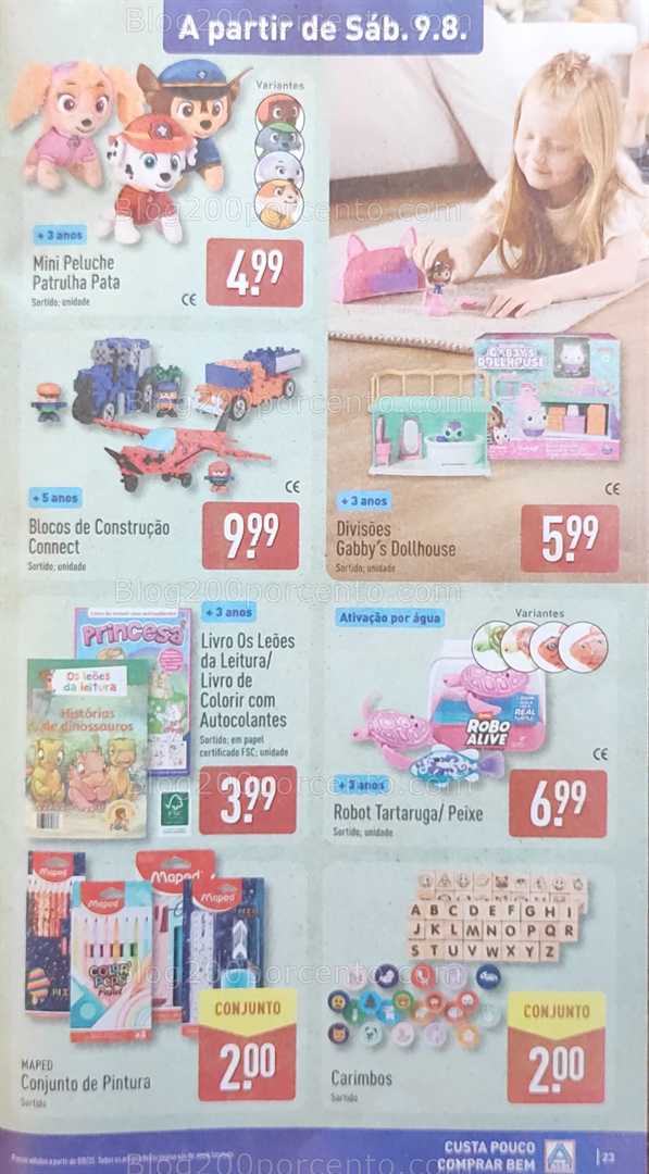 Antevisão Folheto ALDI Bazar Promoções a partir de 9 agosto bazar 9