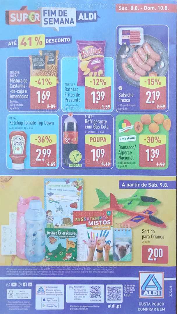 Antevisão Folheto ALDI Bazar Promoções a partir de 9 agosto bazar 9