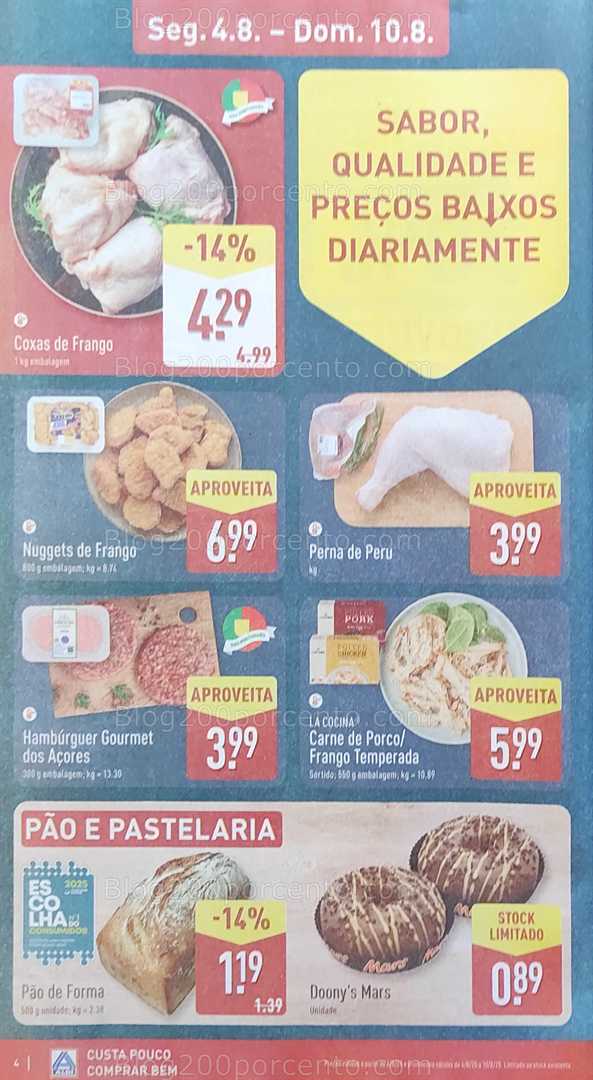 Antevisão Folheto ALDI Promoções de 4 a 10 agosto all