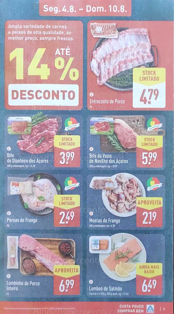 Antevisão Folheto ALDI Promoções de 4 a 10 agosto all