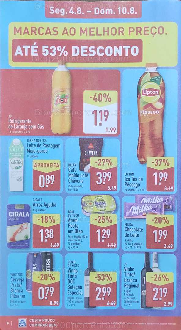Antevisão Folheto ALDI Promoções de 4 a 10 agosto all