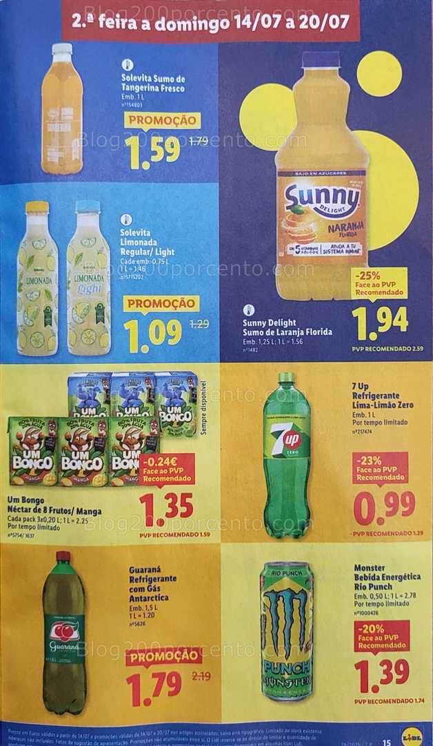 Antevisão Folheto LIDL Promoções 14 a 20 julho all