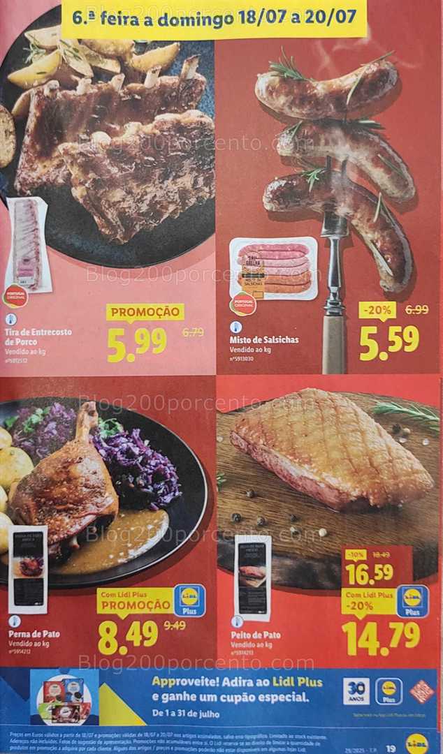Antevisão Folheto LIDL Promoções 14 a 20 julho all