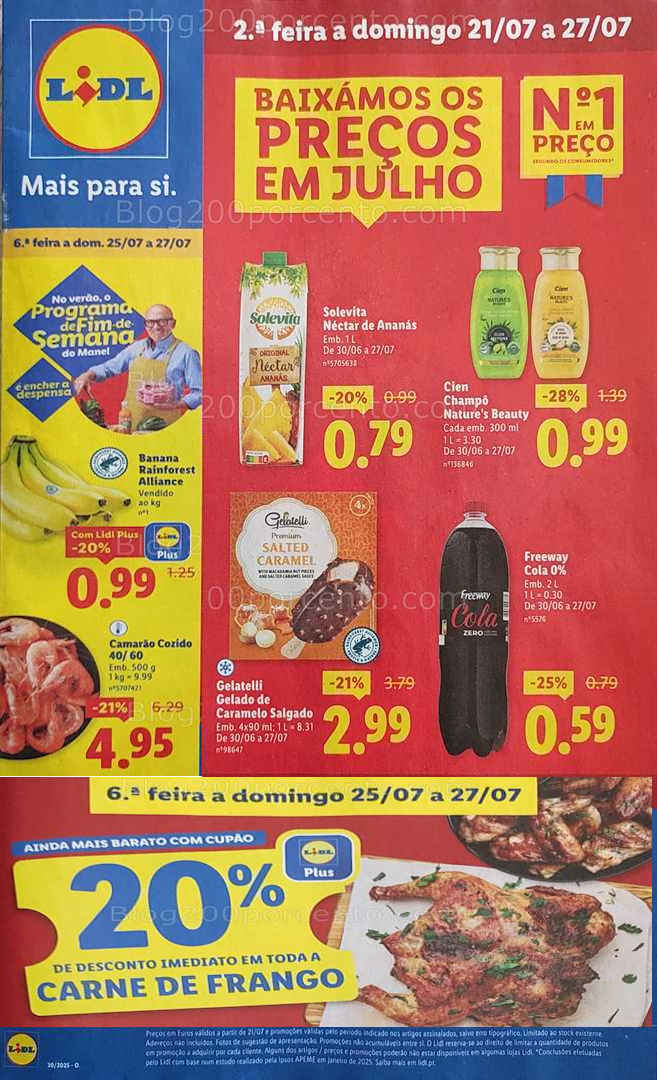 Antevisão Folheto LIDL Promoções de 21 a 27 julho all