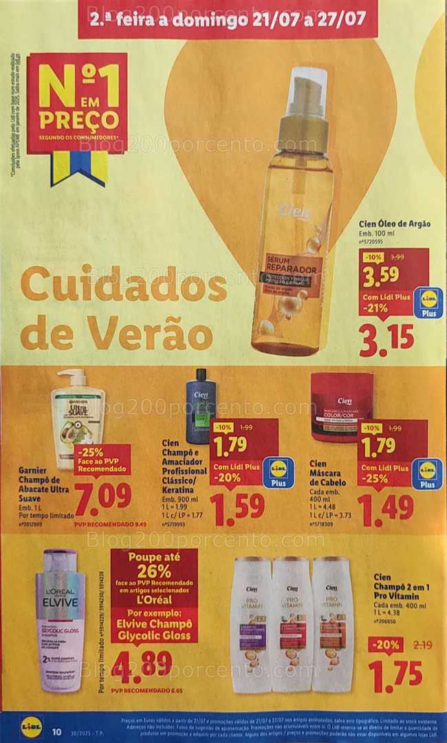 Antevisão Folheto LIDL Promoções de 21 a 27 julho all