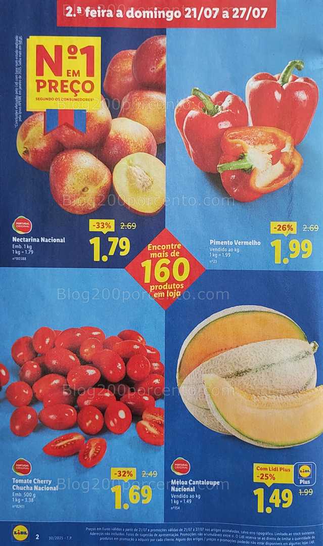 Antevisão Folheto LIDL Promoções de 21 a 27 julho all