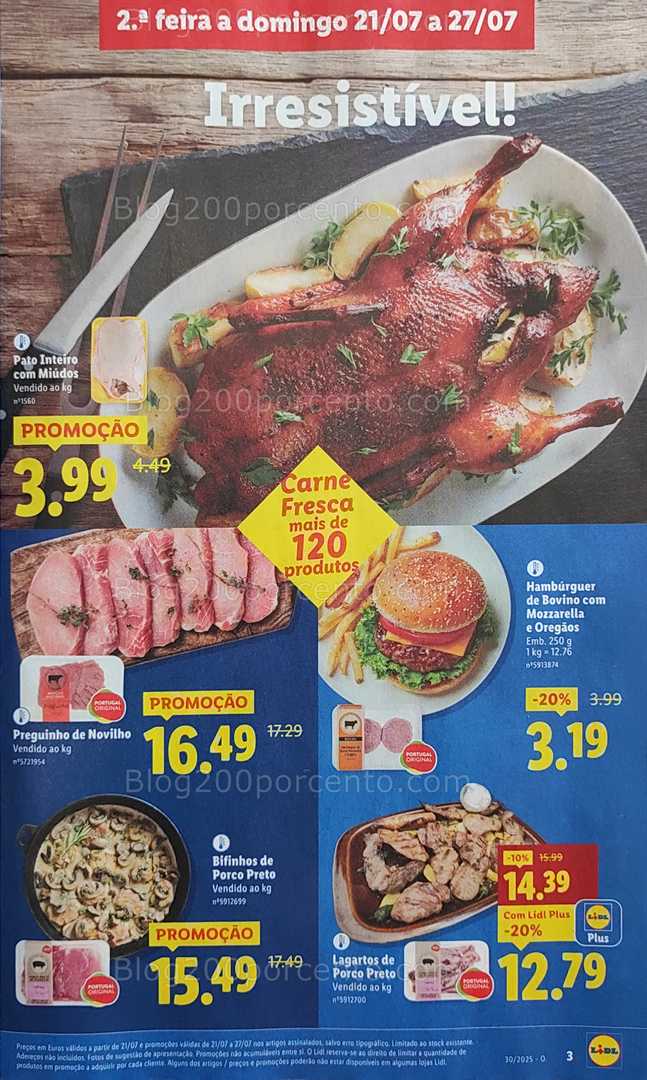 Antevisão Folheto LIDL Promoções de 21 a 27 julho all