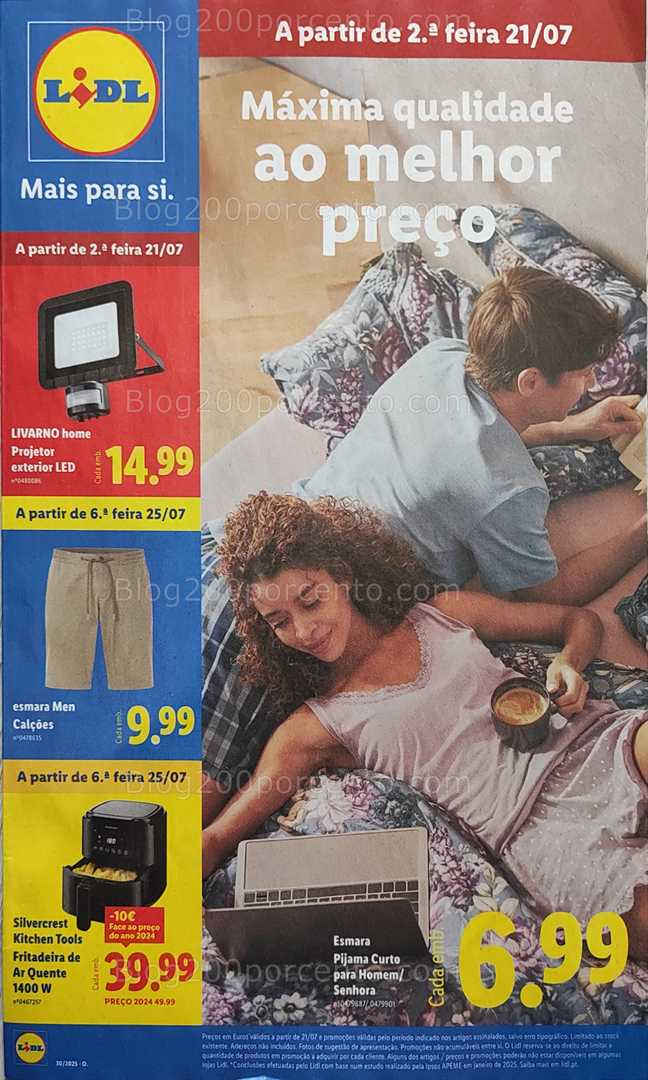 Antevisão Folheto LIDL Bazar Promoções de 21 a 31 julho all