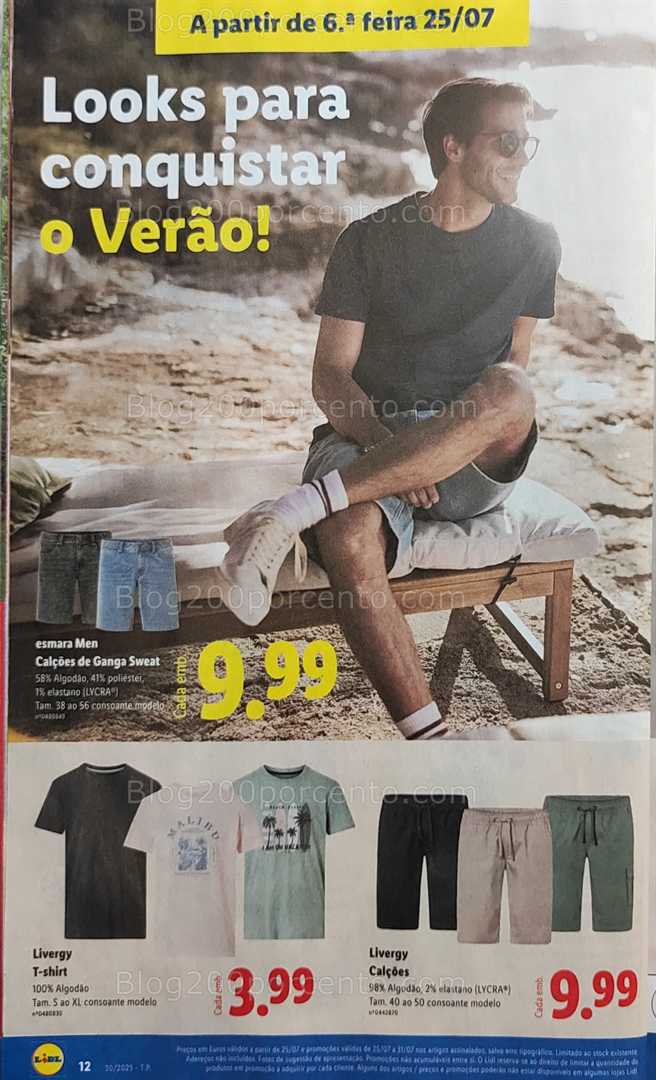Antevisão Folheto LIDL Bazar Promoções de 21 a 31 julho all