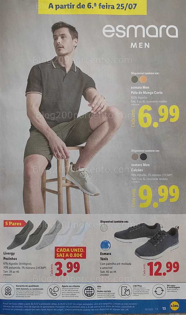 Antevisão Folheto LIDL Bazar Promoções de 21 a 31 julho all