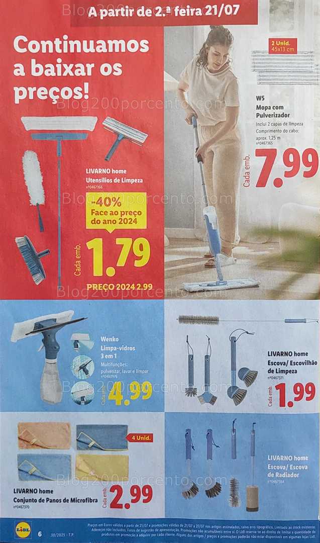 Antevisão Folheto LIDL Bazar Promoções de 21 a 31 julho all