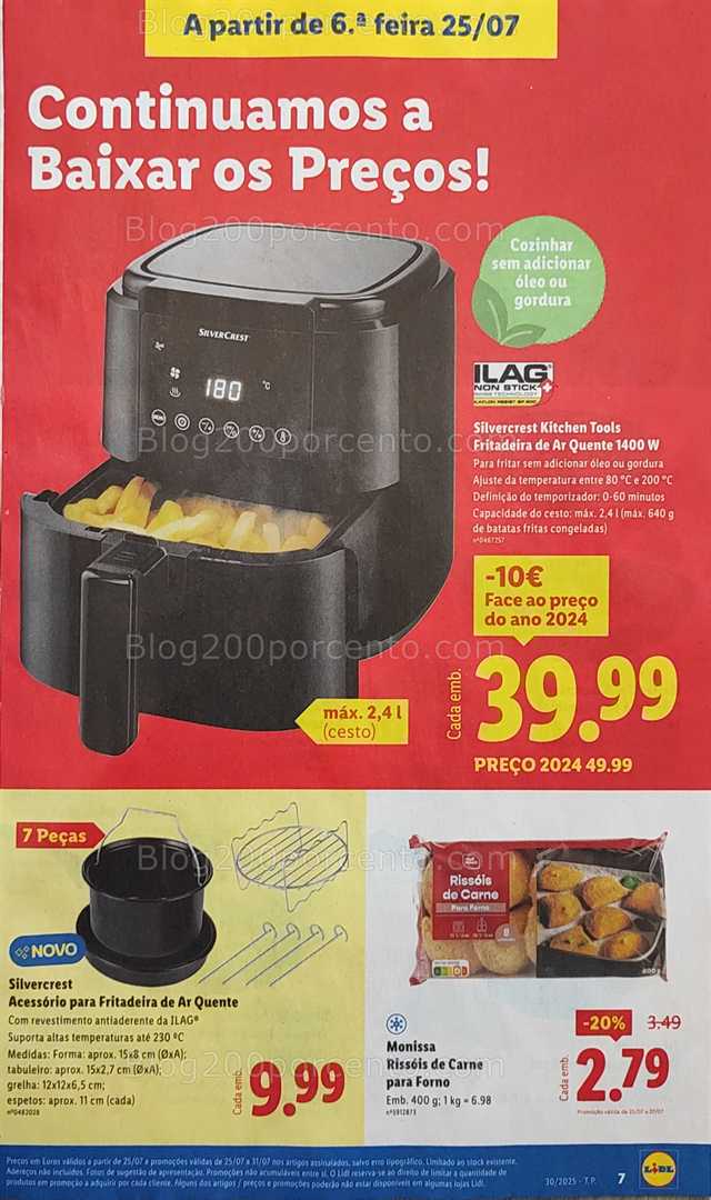 Antevisão Folheto LIDL Bazar Promoções de 21 a 31 julho all