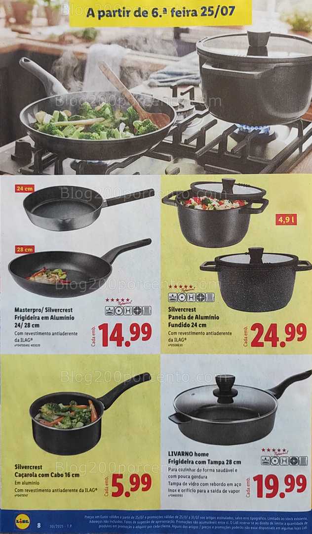 Antevisão Folheto LIDL Bazar Promoções de 21 a 31 julho all