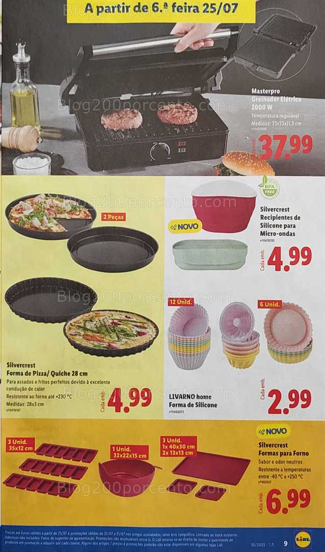 Antevisão Folheto LIDL Bazar Promoções de 21 a 31 julho all