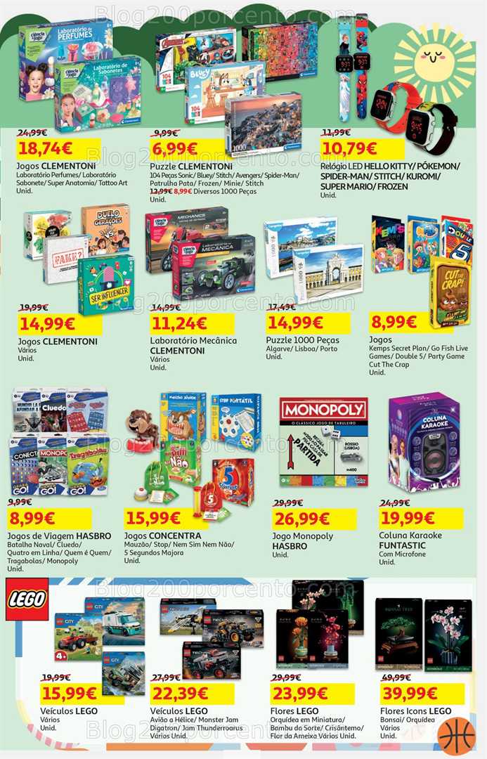 Antevisão Folheto AUCHAN Promoções de 8 a 22 julho bazar