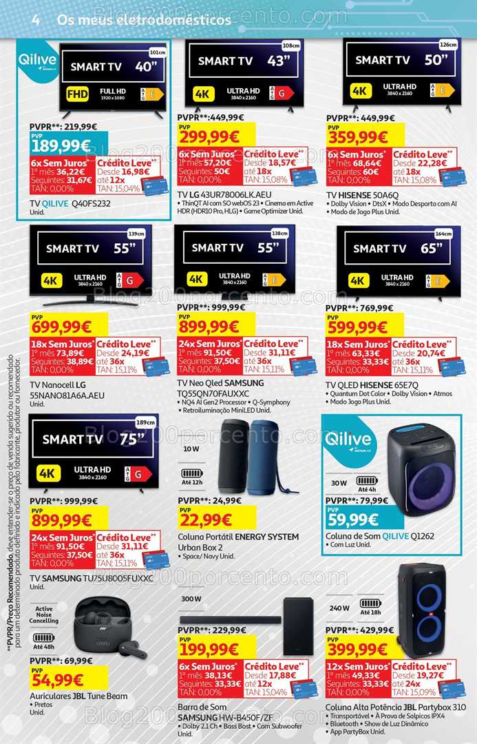 Antevisão Folheto AUCHAN Promoções de 8 a 22 julho tecnologia
