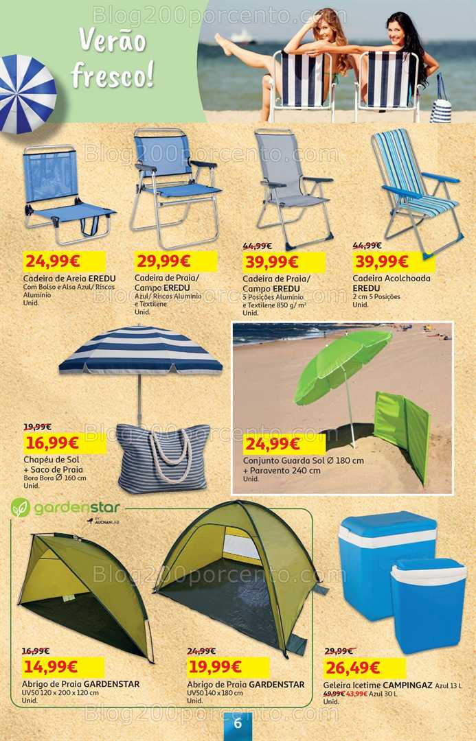 Antevisão Folheto AUCHAN Promoções de 8 a 22 julho bazar