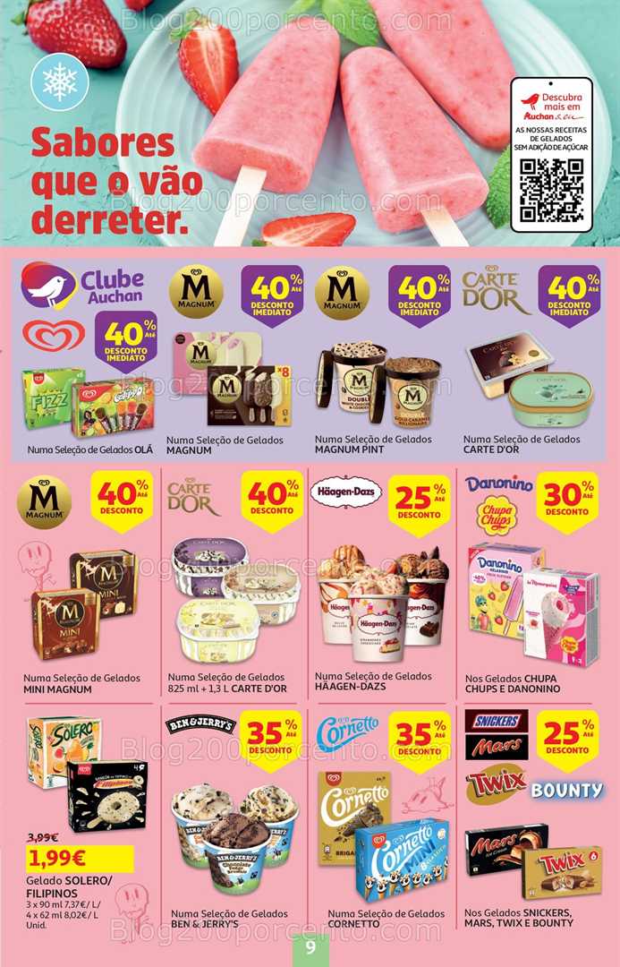 Antevisão Folheto AUCHAN Promoções de 8 a 22 julho all