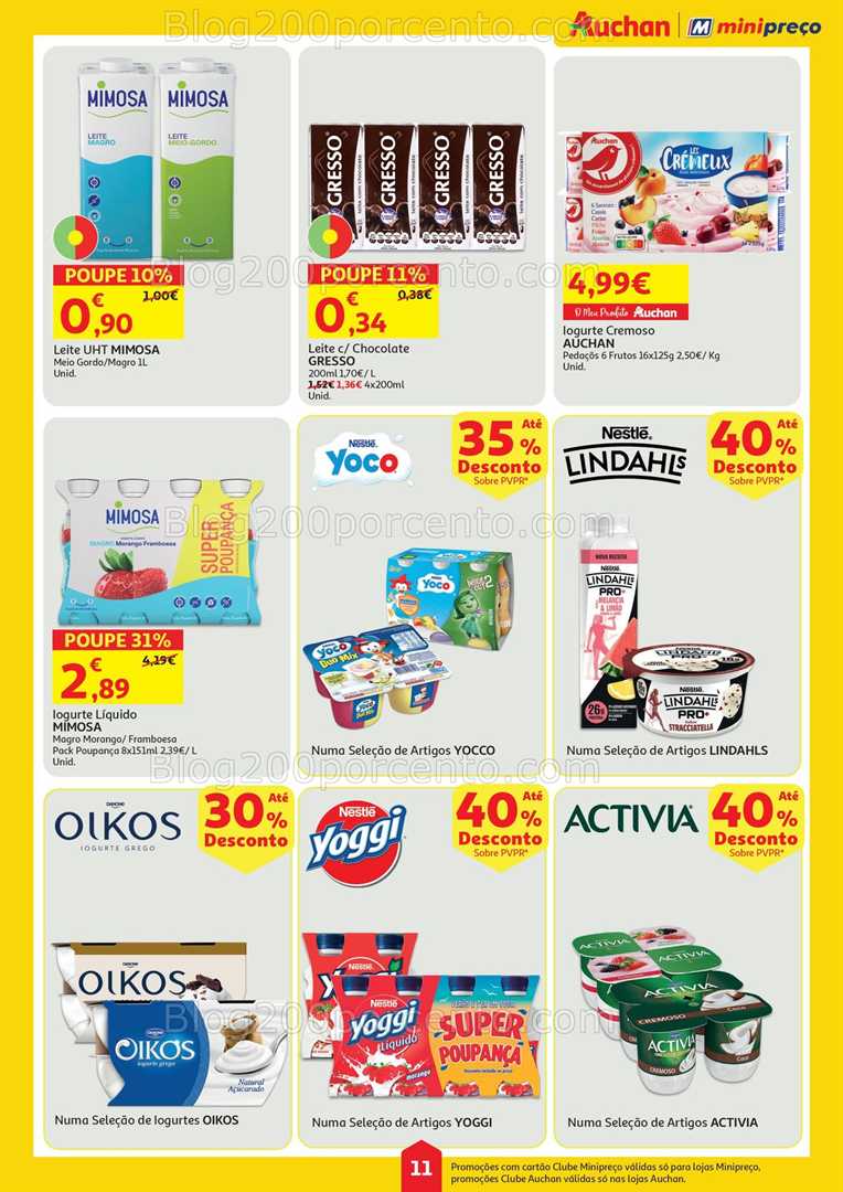 Antevisão Folheto MINIPREÇO - AUCHAN Promoções de 10 a 16 julho all