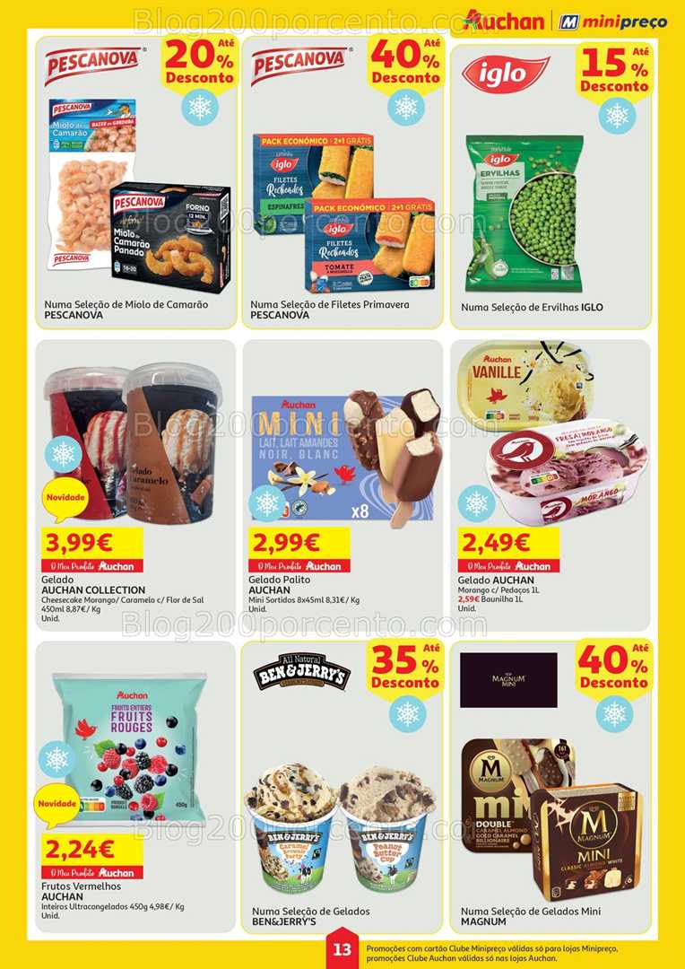 Antevisão Folheto MINIPREÇO - AUCHAN Promoções de 10 a 16 julho all