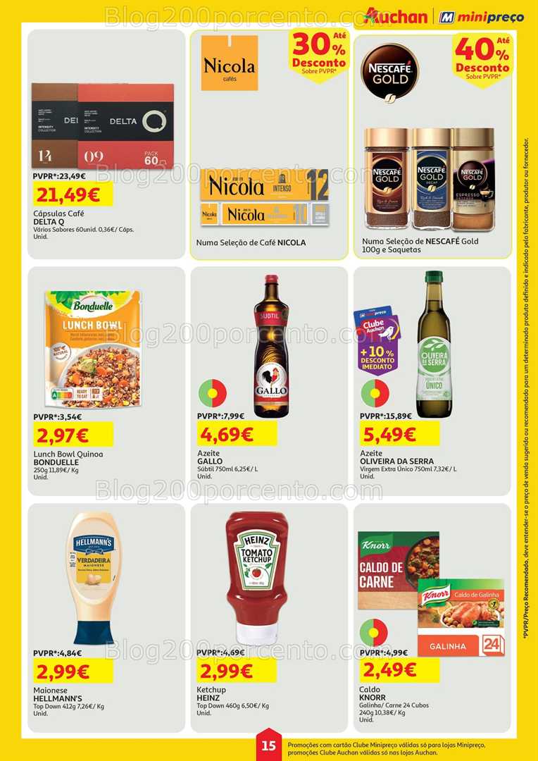 Antevisão Folheto MINIPREÇO - AUCHAN Promoções de 10 a 16 julho all