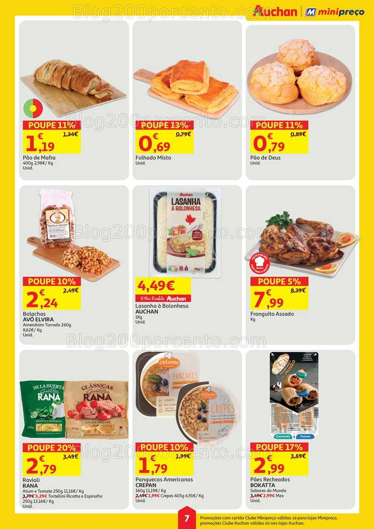 Antevisão Folheto MINIPREÇO - AUCHAN Promoções de 10 a 16 julho all