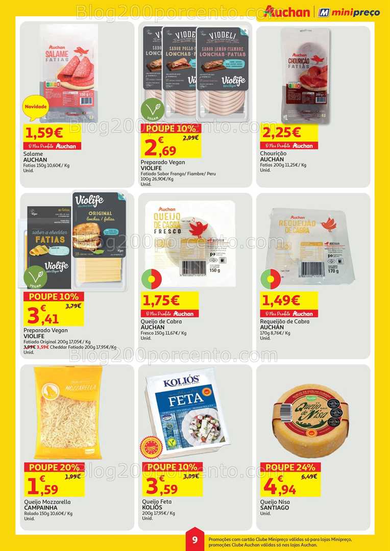 Antevisão Folheto MINIPREÇO - AUCHAN Promoções de 10 a 16 julho all
