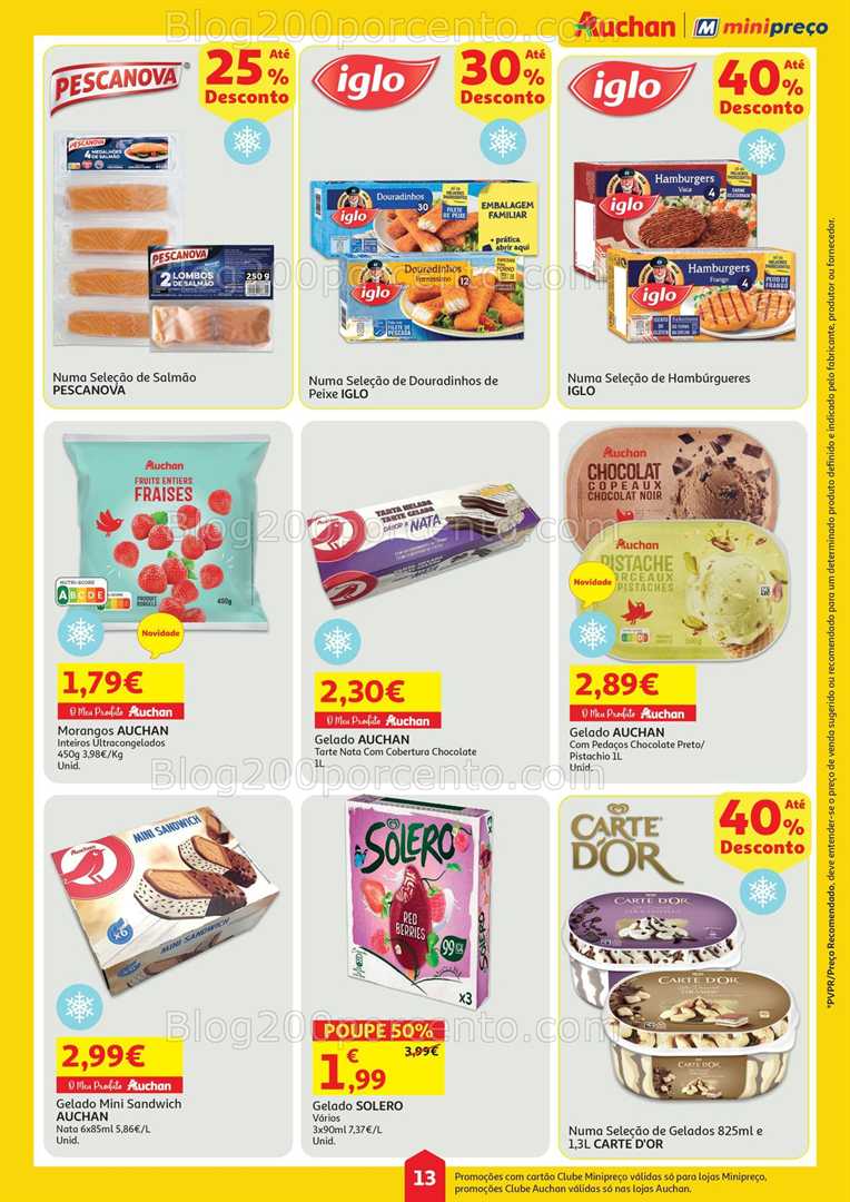 Antevisão Folheto MINIPREÇO - AUCHAN Promoções de 17 a 23 julho all