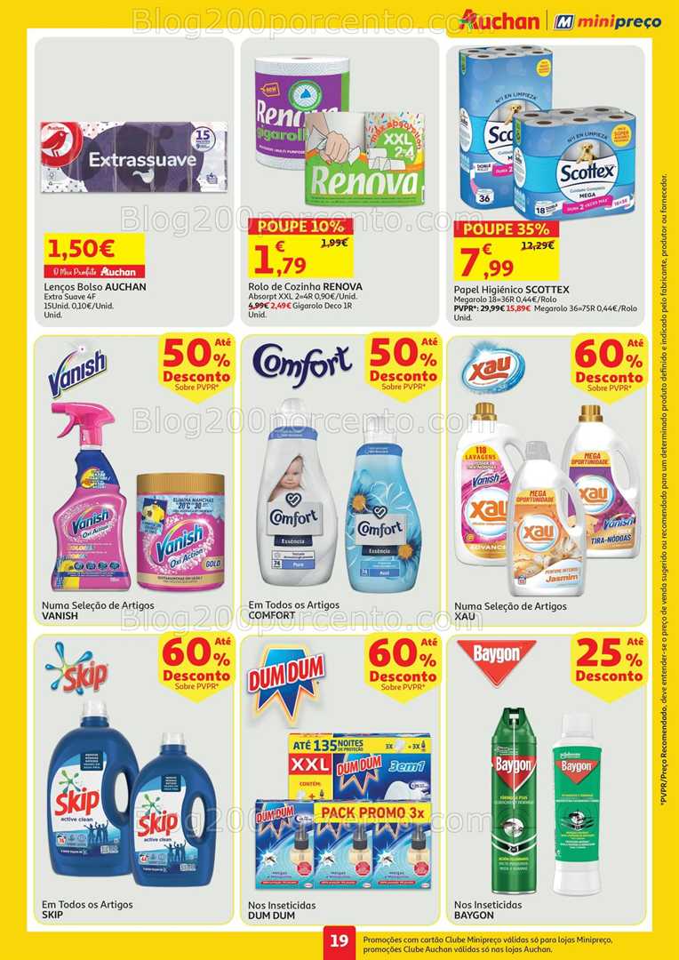 Antevisão Folheto MINIPREÇO - AUCHAN Promoções de 17 a 23 julho all