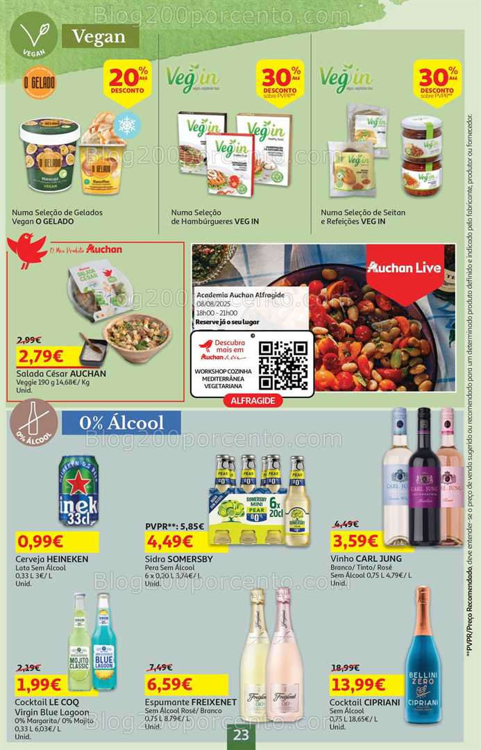Antevisão Folheto AUCHAN Promoções de 23 julho a 5 agosto all