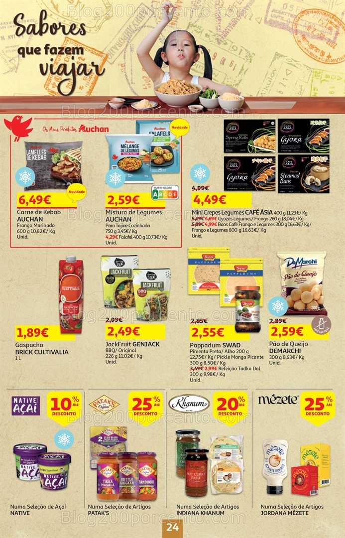 Antevisão Folheto AUCHAN Promoções de 23 julho a 5 agosto all