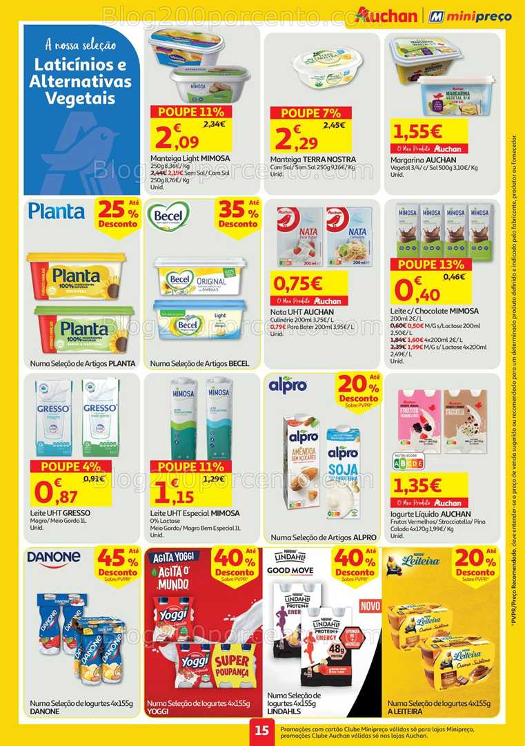 Antevisão Folheto AUCHAN - MINIPREÇO Promoções 24 a 30 julho all